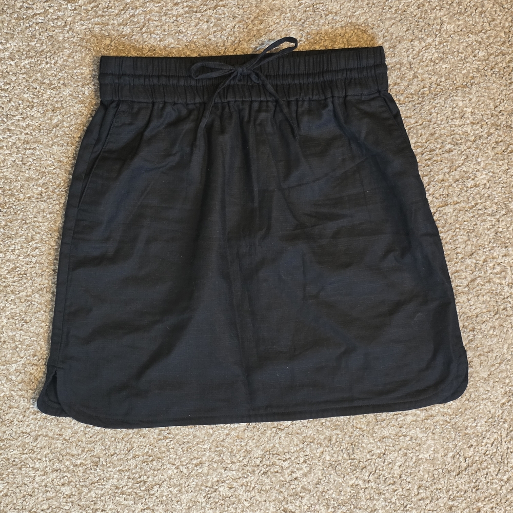LOFT Black Elastic Waist Pants